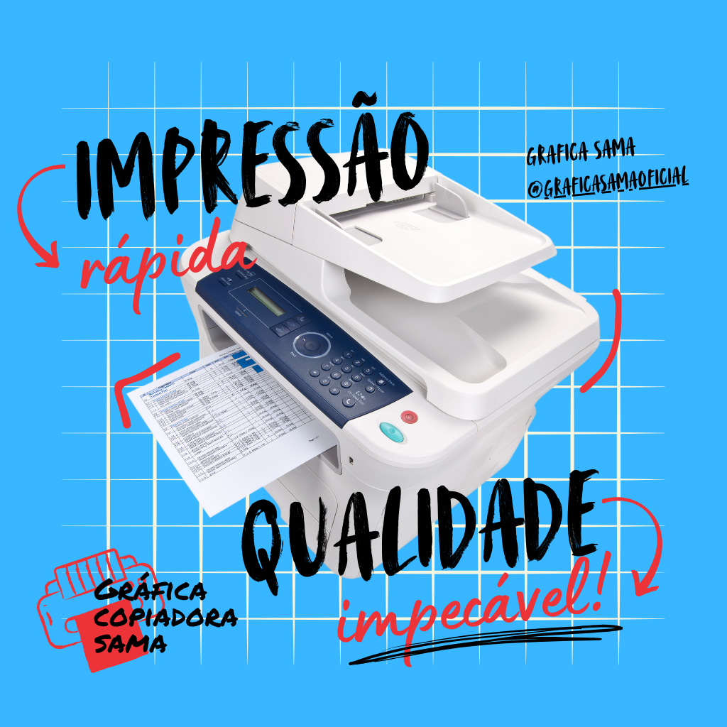 Gráfica Sama - Serviços de impressão, qualidade e rapidez