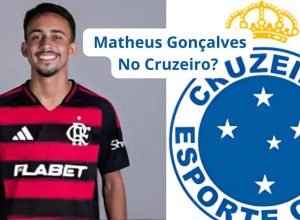 Matheus Gonçalves comemora gol pelo Flamengo antes de ser negociado com o Cruzeiro.