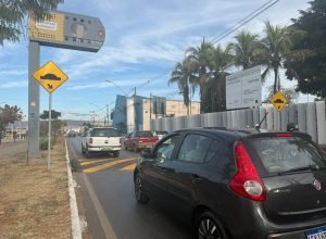 1 de 1Redutores de velocidade foram instalados na Avenida Governador Magalhães Pinto — Foto: Rafael Nasta/ Inter TV