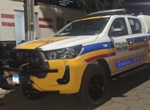 1 de 1Foragido foi preso pela PM — Foto: Polícia Militar/Divulgação