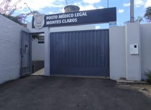 1 de 1Posto Médico-Legal de Montes Claros — Foto: Messias Braga/Inter TV