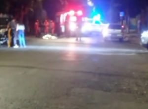 Viatura da Polícia Militar de Minas Gerais em patrulhamento noturno — caso de homicídio em Curvelo.