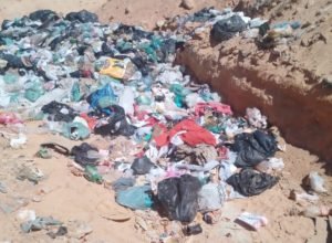 1 de 1Local onde o recém-nascido estava — Foto: Polícia Militar